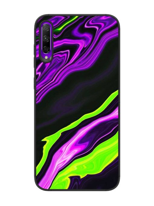 Bright Fluid Violet Glossy Metal Phone Cover for Honor 9X Pro Zapvi