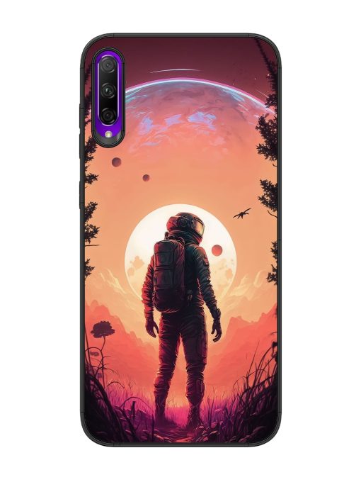 Red Sky At Morning Glossy Metal Phone Cover for Honor 9X Pro Zapvi