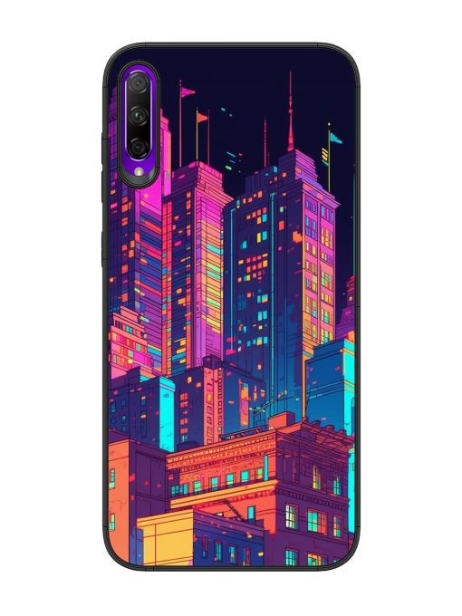 City View Glossy Metal Phone Cover for Honor 9X Pro Zapvi