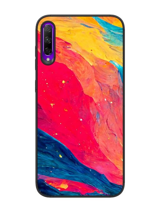 Starry Night Glossy Metal Phone Cover for Honor 9X Pro Zapvi