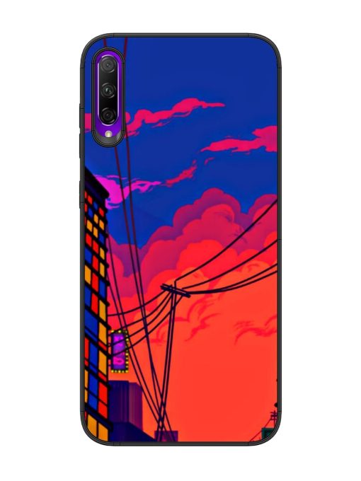 Sky At Morning Glossy Metal Phone Cover for Honor 9X Pro Zapvi