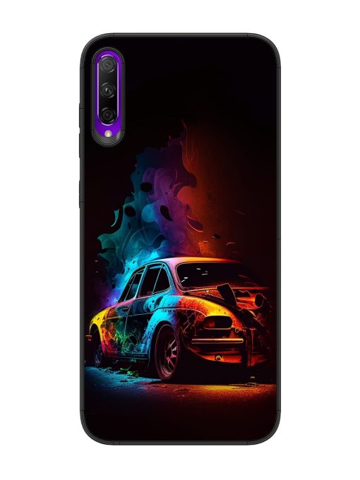 High Classic Car Art Glossy Metal Phone Cover for Honor 9X Pro Zapvi