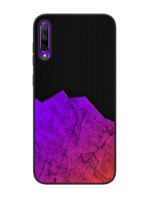 Minimalist Gradient Glossy Metal Phone Cover for Honor 9X Pro Zapvi