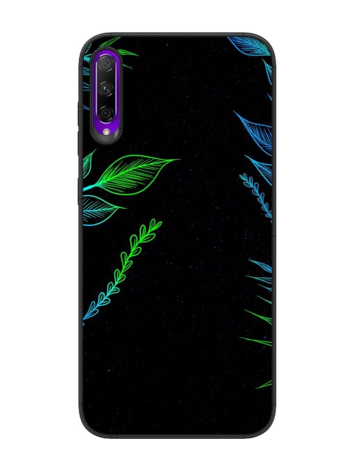 Aesthetic Neon Glossy Metal Phone Cover for Honor 9X Pro