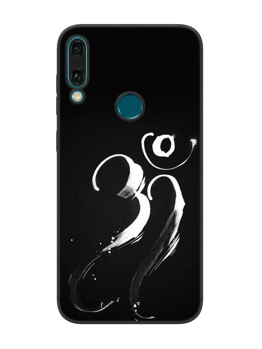 Om Logo Glossy Metal Phone Cover for Honor Y9 (2019) Zapvi