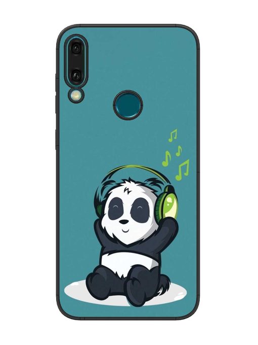 Music Panda Glossy Metal Phone Cover for Honor Y9 (2019) Zapvi