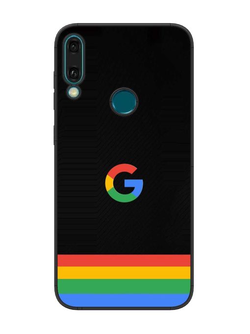 Google Logo Art Glossy Metal Phone Cover for Honor Y9 (2019) Zapvi