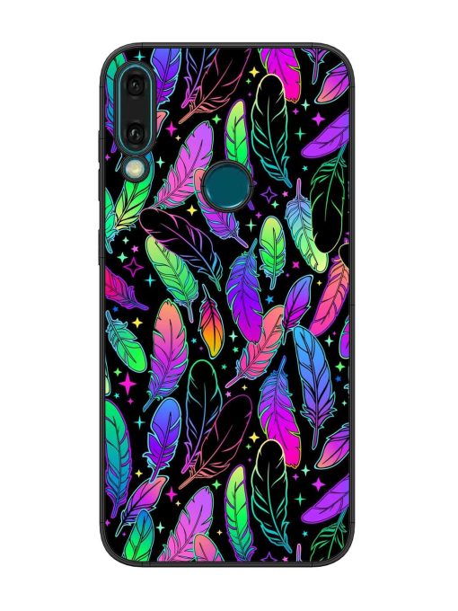 Bright Multi Colored Seamless Glossy Metal Phone Cover for Honor Y9 (2019)