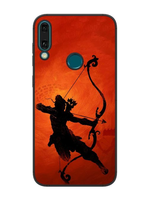 Illustration Lord Rama Glossy Metal Phone Cover for Honor Y9 (2019) Zapvi