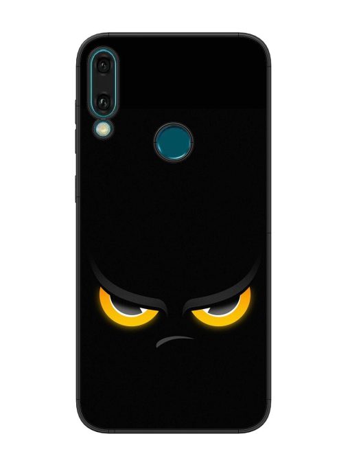 Scary Yellow Eye Glossy Metal TPU Phone Cover for Honor Y9 (2019) Zapvi