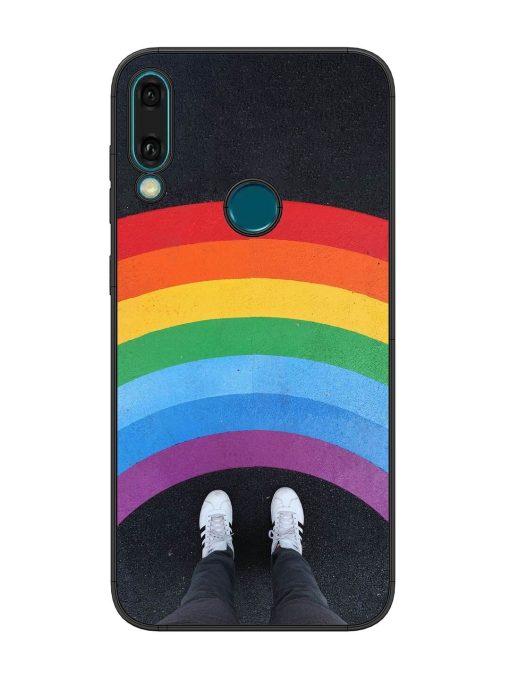 Legs Rainbow Glossy Metal TPU Phone Cover for Honor Y9 (2019) Zapvi