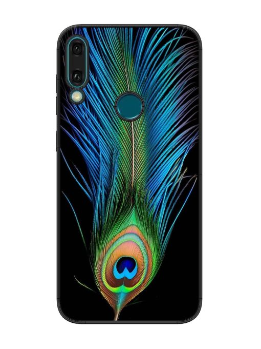 Peacock Feather Glossy Metal TPU Phone Cover for Honor Y9 (2019) Zapvi