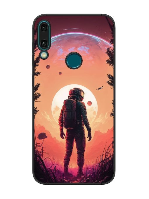 Red Sky At Morning Glossy Metal Phone Cover for Honor Y9 (2019) Zapvi