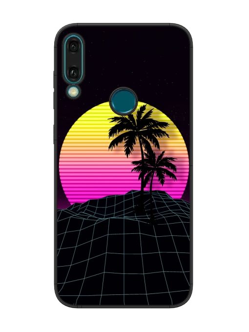 Coconut Vector Glossy Metal Phone Cover for Honor Y9 (2019)