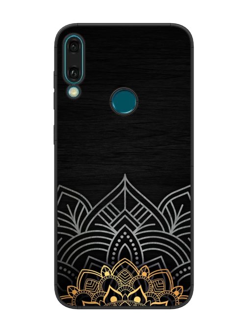 Decorative Golden Pattern Glossy Metal Phone Cover for Honor Y9 (2019) Zapvi