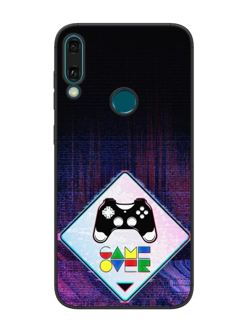 Game Over Glossy Metal Phone Cover for Honor Y9 (2019) Zapvi