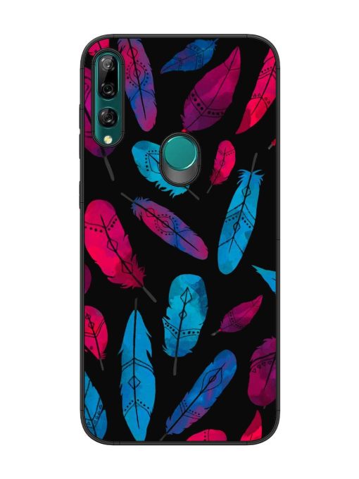 Feather Art Glossy Metal Phone Cover for Honor Y9 Prime Zapvi