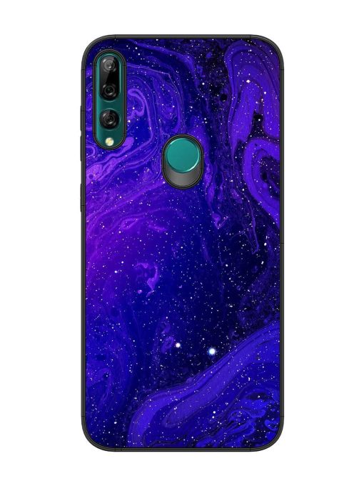 Galaxy Acrylic Abstract Art Glossy Metal Phone Cover for Honor Y9 Prime Zapvi