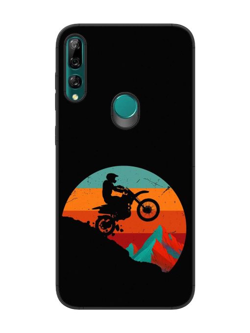 Mountain Bike Glossy Metal Phone Cover for Honor Y9 Prime Zapvi