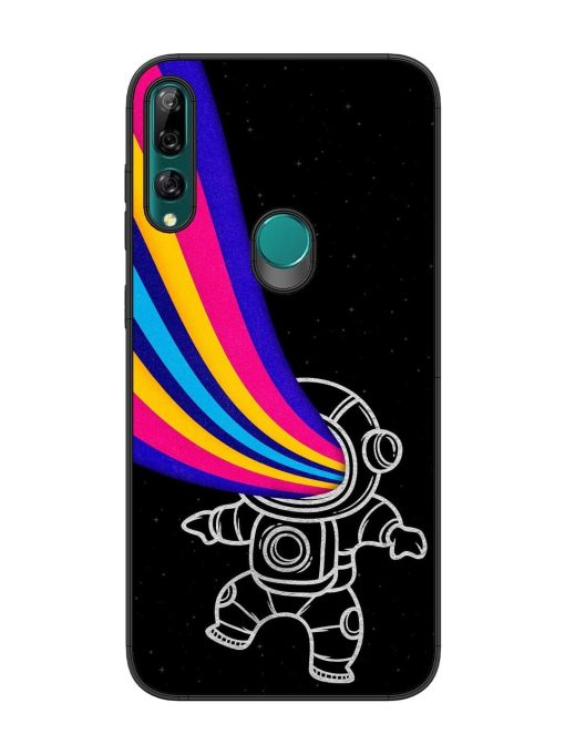 Astronaut Glossy Metal TPU Phone Cover for Honor Y9 Prime Zapvi