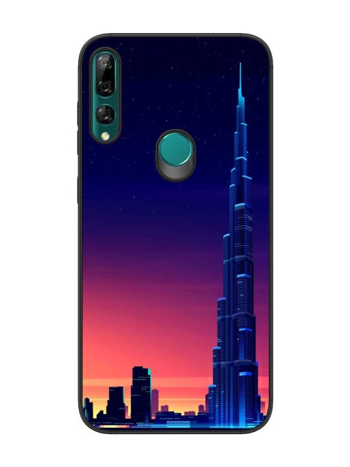 Burj Khalifa Abstract Glossy Metal Phone Cover for Honor Y9 Prime