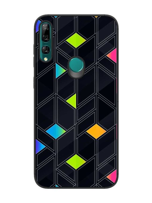 Abstract Mosaic Seamless Glossy Metal Phone Cover for Honor Y9 Prime