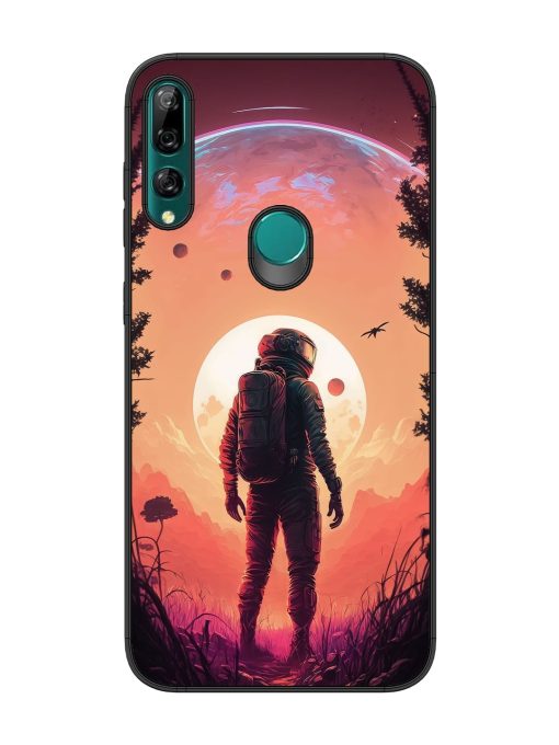 Red Sky At Morning Glossy Metal Phone Cover for Honor Y9 Prime