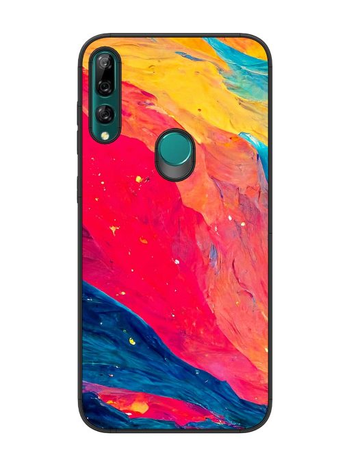 Starry Night Glossy Metal Phone Cover for Honor Y9 Prime