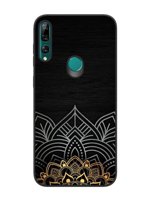 Decorative Golden Pattern Glossy Metal Phone Cover for Honor Y9 Prime Zapvi