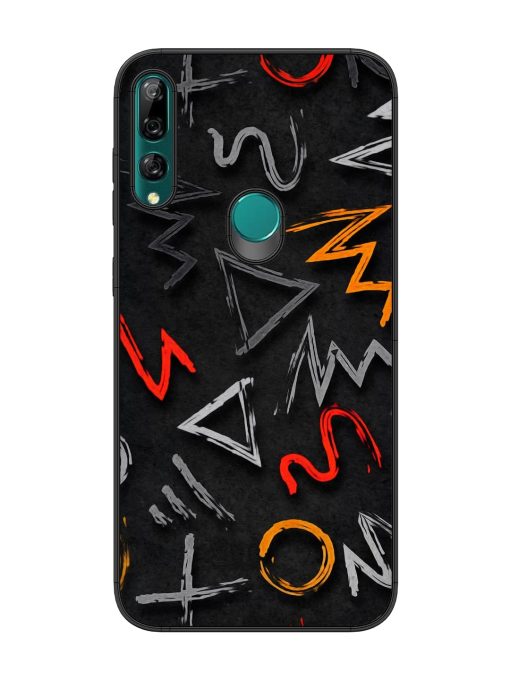 Grungy Graffiti Glossy Metal Phone Cover for Honor Y9 Prime Zapvi