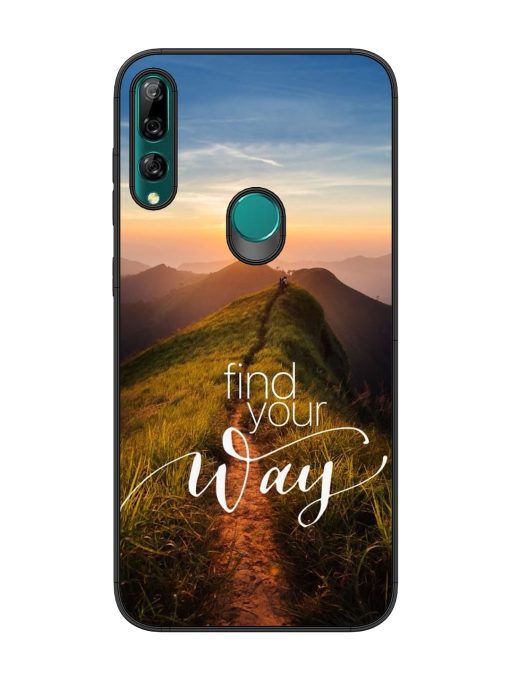 Find Your Way Glossy Metal Phone Cover for Honor Y9 Prime