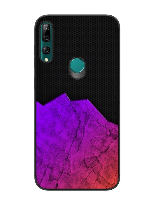 Minimalist Gradient Glossy Metal Phone Cover for Honor Y9 Prime