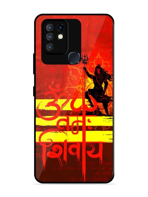 Illustration Lord Shiva Glossy Metal TPU Phone Cover for Infinix Hot 10 Zapvi