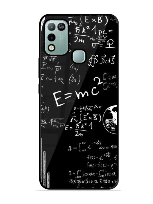 E=Mc2 Mass?Energy Equivalence Glossy Metal Phone Cover for Infinix Hot 10 Play Zapvi