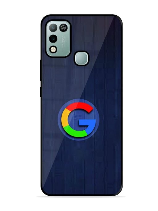 Google Logo Printed Glossy Metal TPU Phone Cover for Infinix Hot 10 Play