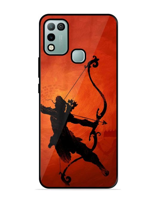 Illustration Lord Rama Glossy Metal Phone Cover for Infinix Hot 10 Play Zapvi