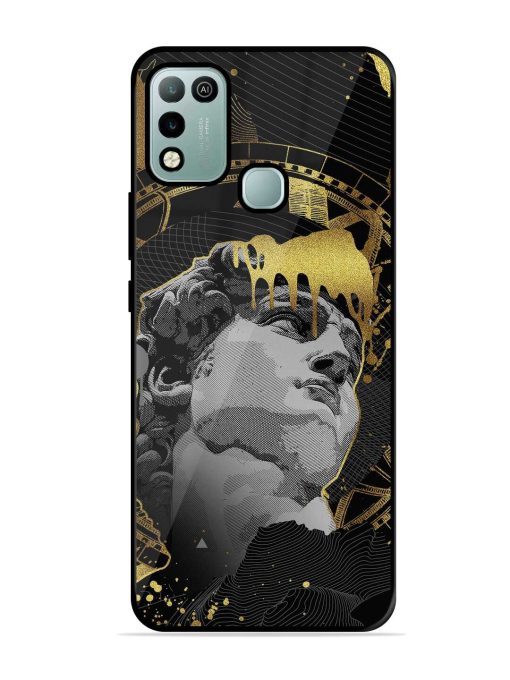 Roman Face Glossy Metal Phone Cover for Infinix Hot 10 Play Zapvi