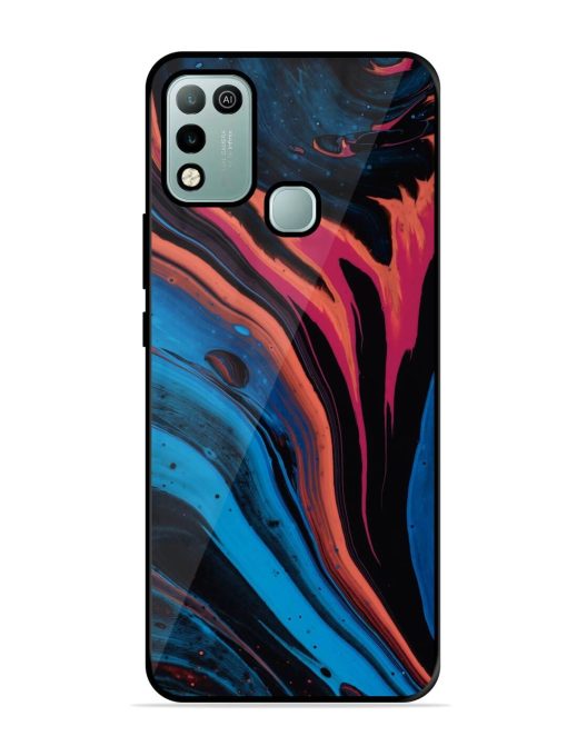 Liquefied Art Glossy Metal TPU Phone Cover for Infinix Hot 10 Play