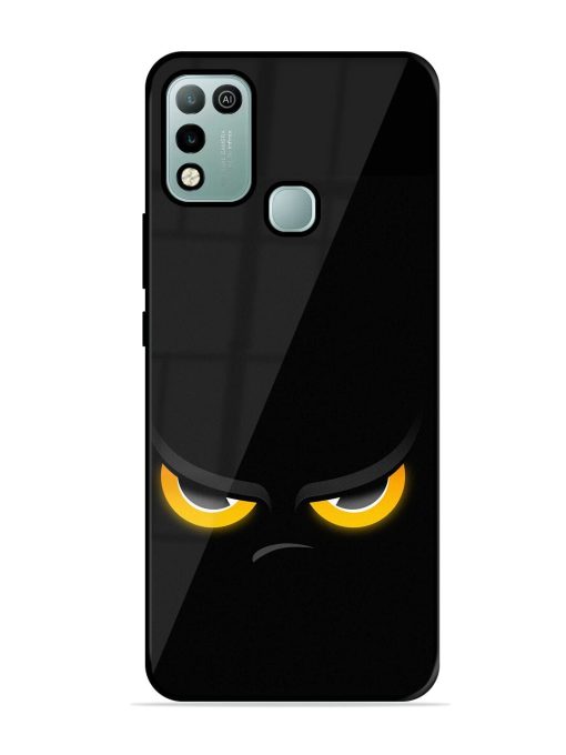 Scary Yellow Eye Glossy Metal TPU Phone Cover for Infinix Hot 10 Play Zapvi