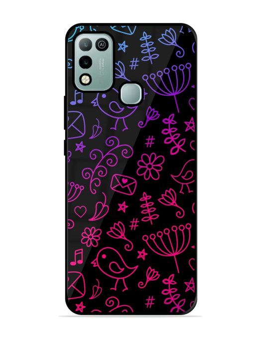 Cool Girly Glossy Metal Phone Cover for Infinix Hot 10 Play Zapvi