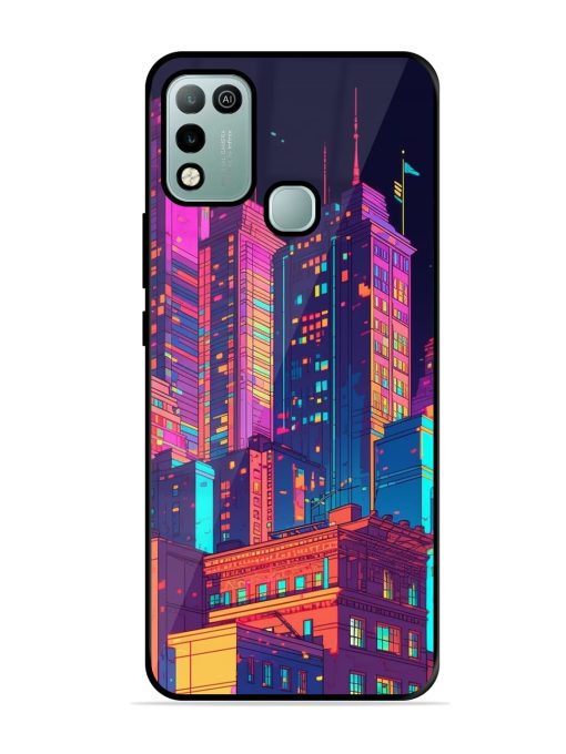 City View Glossy Metal Phone Cover for Infinix Hot 10 Play Zapvi