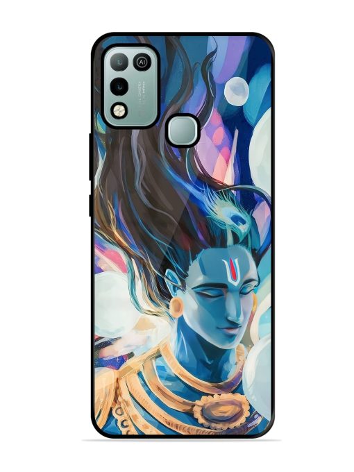 Bhagwan Sri Krishna Glossy Metal Phone Cover for Infinix Hot 10 Play