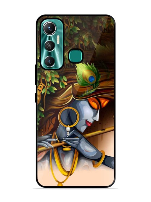 Krishna Glossy Metal Phone Cover for Infinix Hot 11 (2021) Zapvi