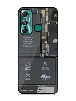 Phone Insider Glossy Metal Phone Cover for Infinix Hot 11 (2021)