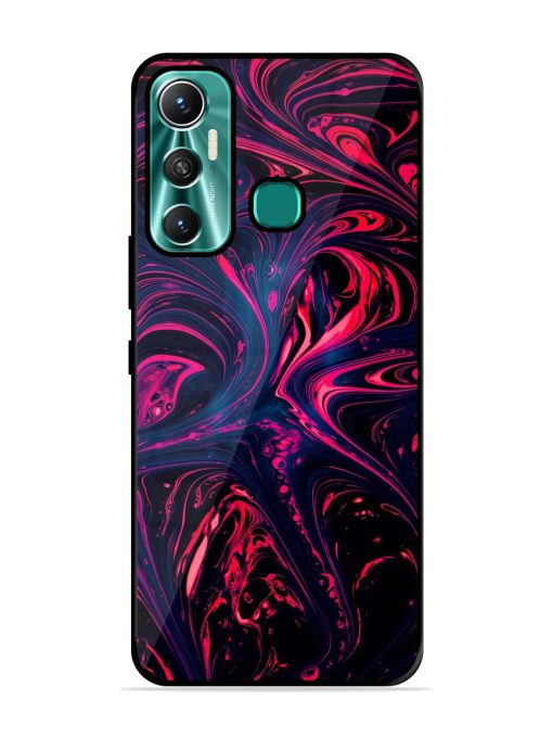 Abstract Background Glossy Metal Phone Cover for Infinix Hot 11 (2021) Zapvi