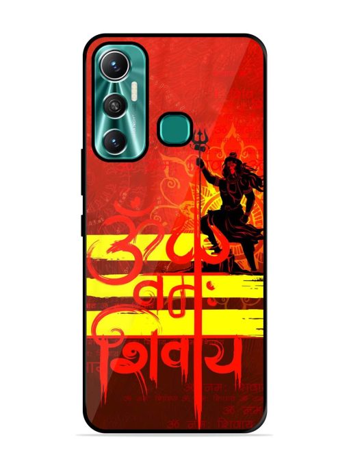 Illustration Lord Shiva Glossy Metal TPU Phone Cover for Infinix Hot 11 (2021) Zapvi