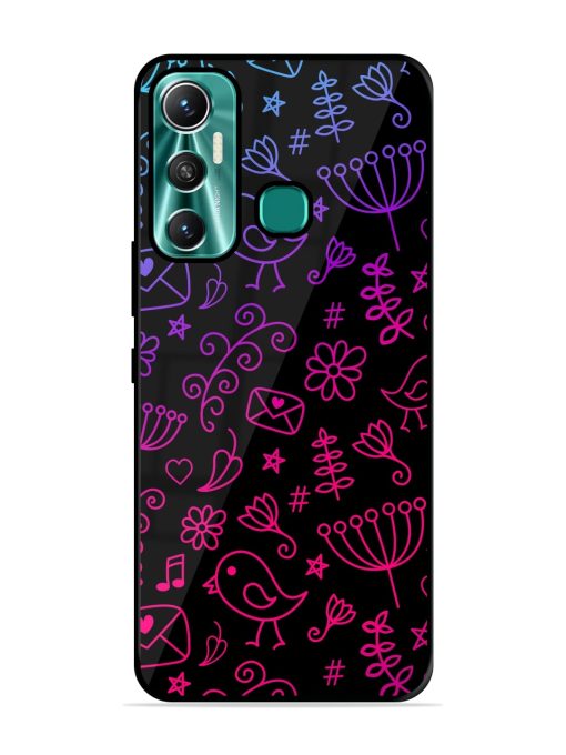 Cool Girly Glossy Metal Phone Cover for Infinix Hot 11 (2021) Zapvi