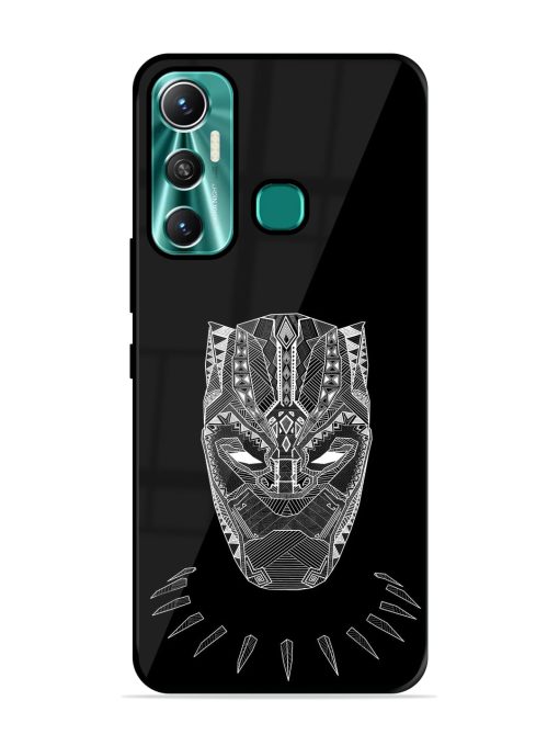 Fictional Art Glossy Metal Phone Cover for Infinix Hot 11 (2021) Zapvi