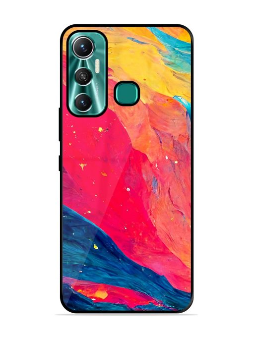 Starry Night Glossy Metal Phone Cover for Infinix Hot 11 (2021) Zapvi