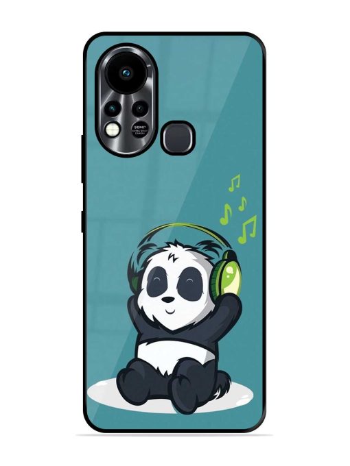 Music Panda Glossy Metal Phone Cover for Infinix Hot 11S Zapvi